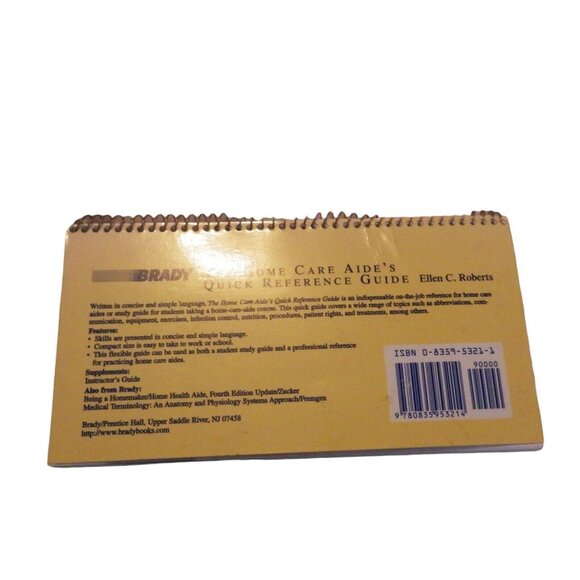 Brady The Home Care Aides Quick Reference Guide - Picture 3 of 3